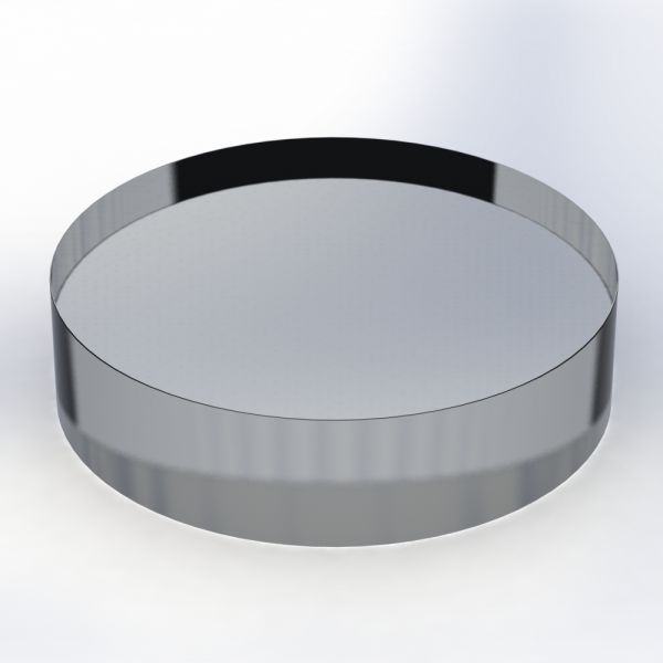 Acrylic Disk 3-1/4" diam. x 1" thick